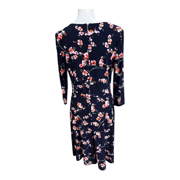 Lauren Ralph Lauren Navy and Floral Dress - Picture 2 of 5